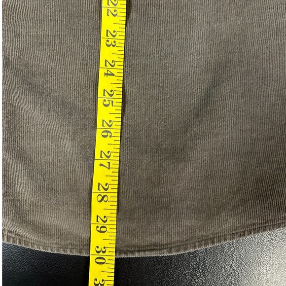 Timberland Olive Green Corduroy Long Sleeve Button Down Shirt Size L - Picture 8 of 8